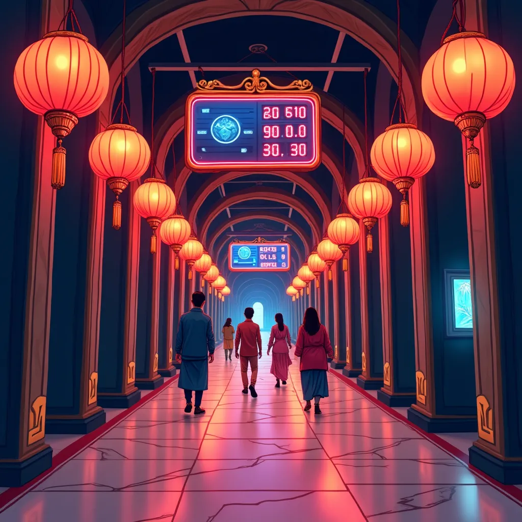 Cloudbet live casino hero illustration with neon table